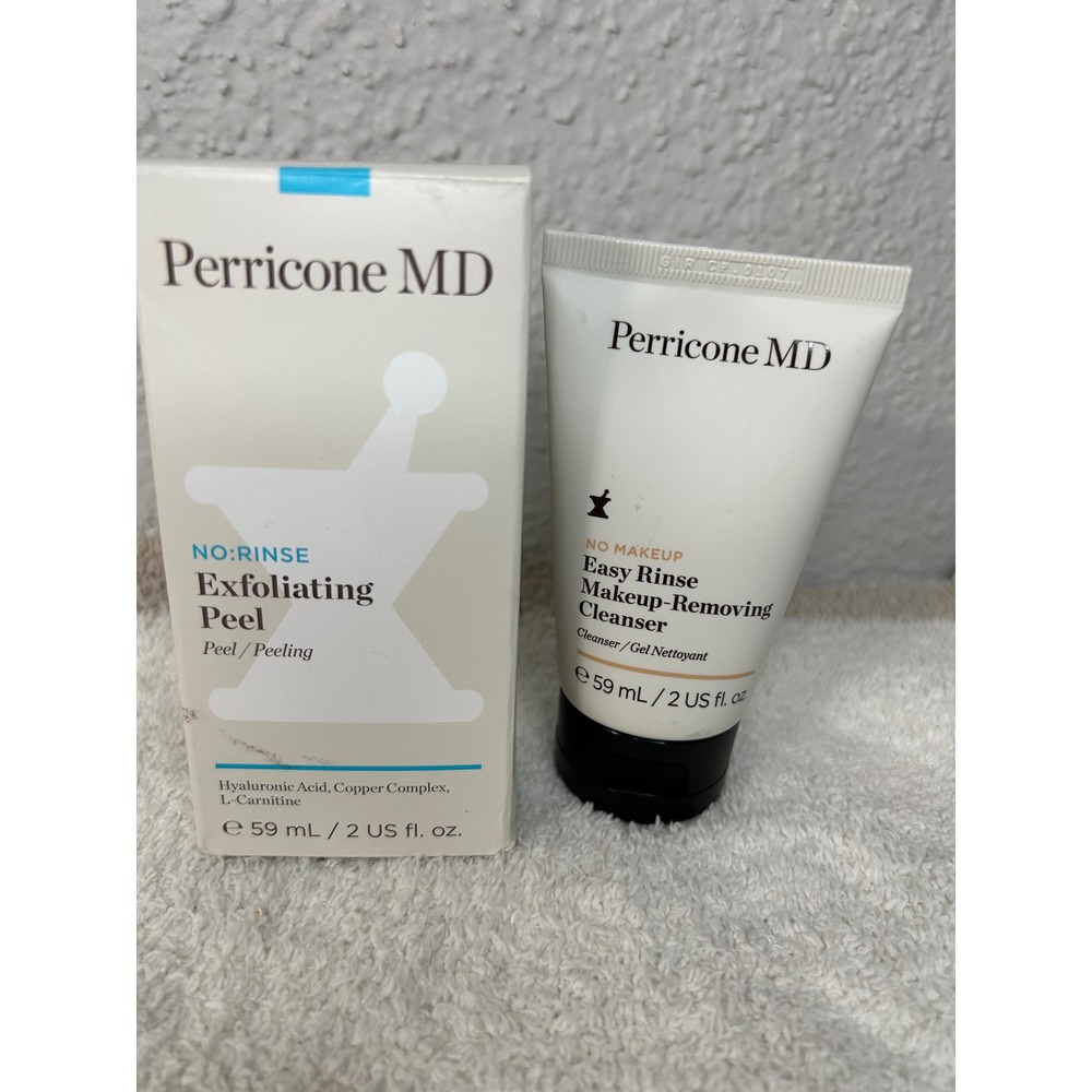 Perricone MD No:Rinse Exfoliating Peel & Easy Rinse Makeup-Removing Cleanser Duo